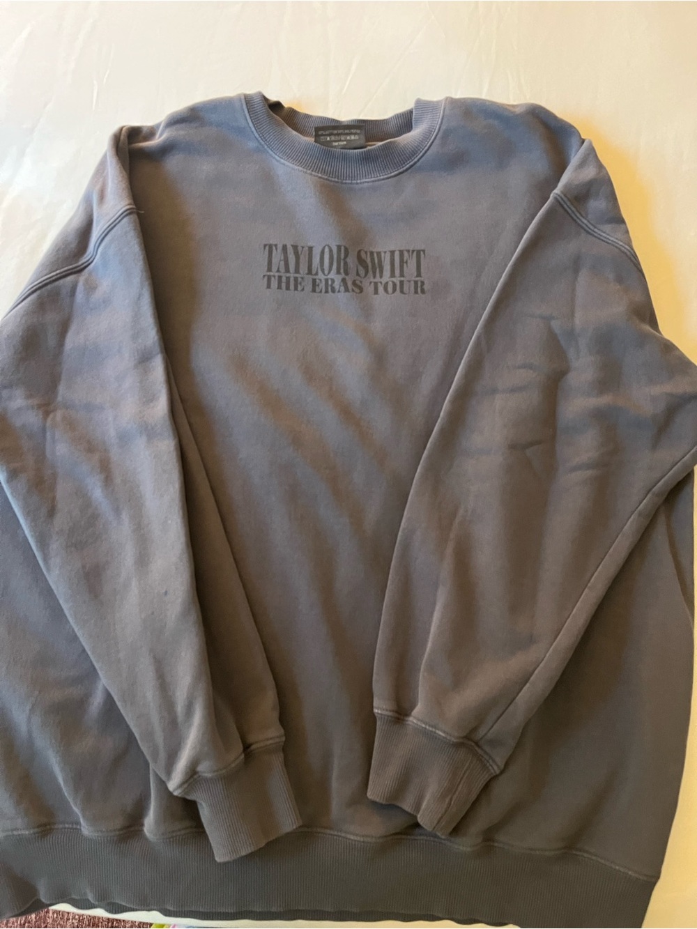 Taylor Swift Gray Crewneck 'The Eras Tour' Pullover